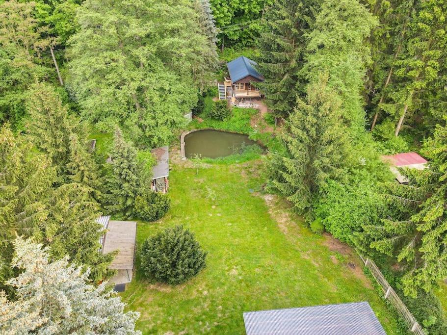 Appartamento Tiny House Am Teich Garnsdorf Esterno foto