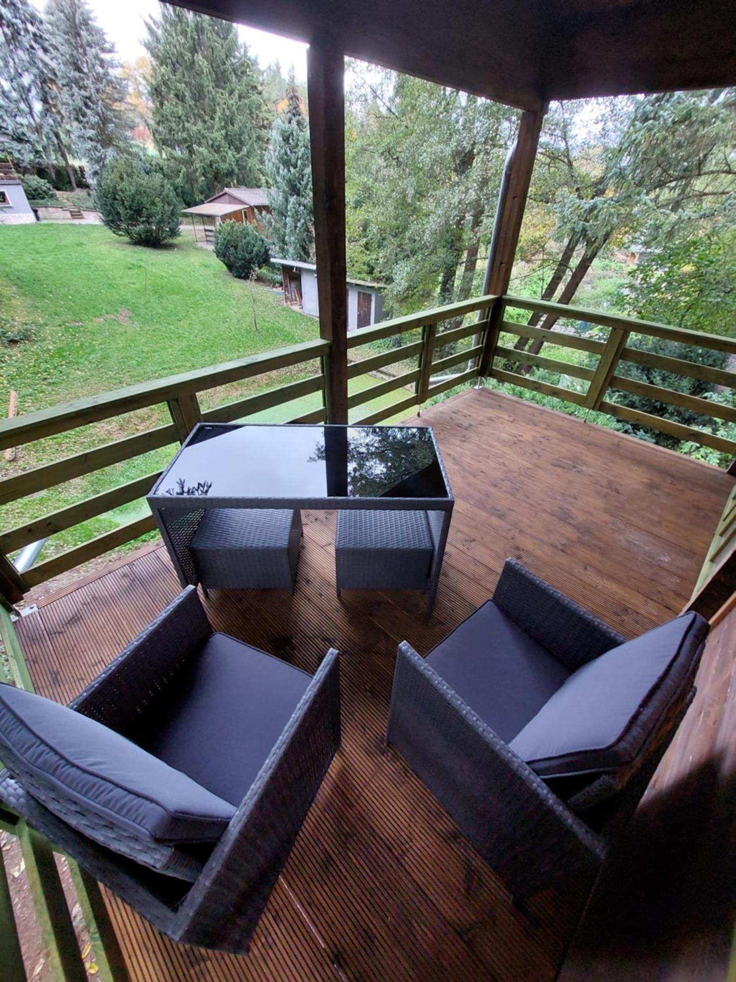 Appartamento Tiny House Am Teich Garnsdorf Esterno foto